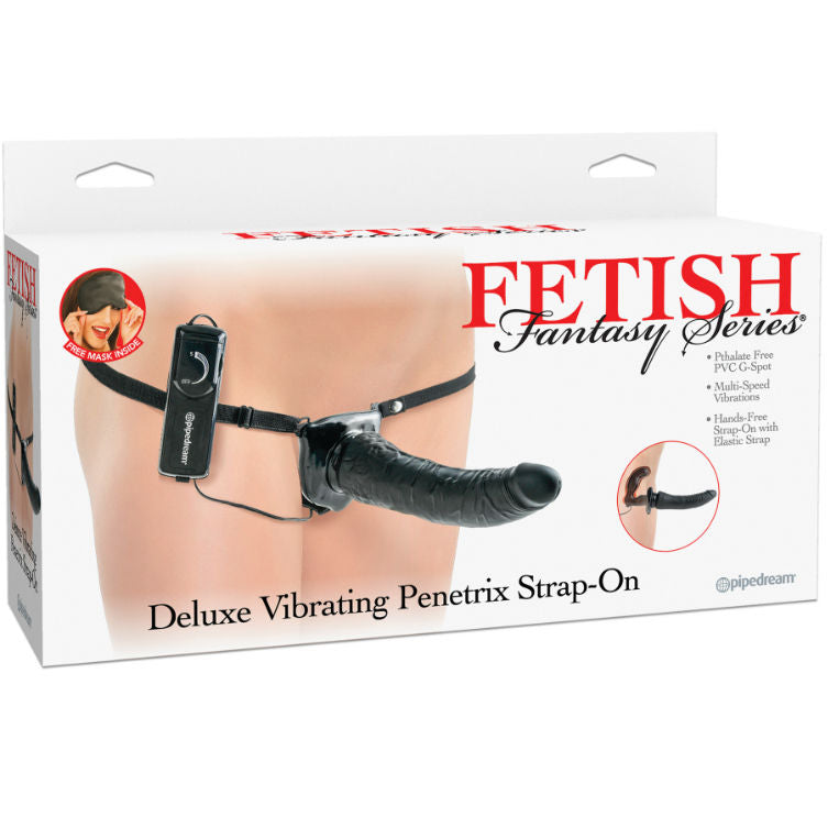Strap On Vibrator, Fetish Fantasy Series - Deluxe Vibrating Penetrix, Vibratii Multiple, 19 CM