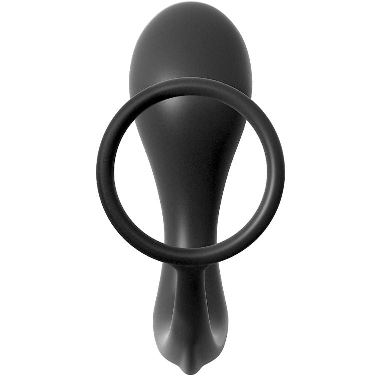 Plug Anal, Anal Fantasy - Ass-Gasm Advanced Ring, Inel cu Stimulator de Prostata, Lungime Inserabila 10,1 CM