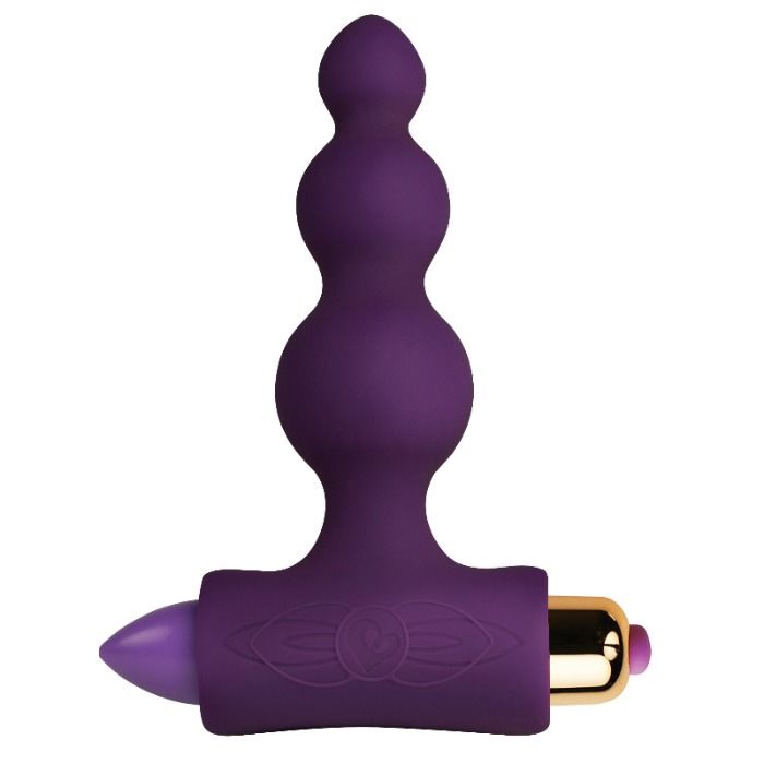 Stimulator Anal, Rocks-Off - Petite Bubbles, 100% Submersibil, Lila