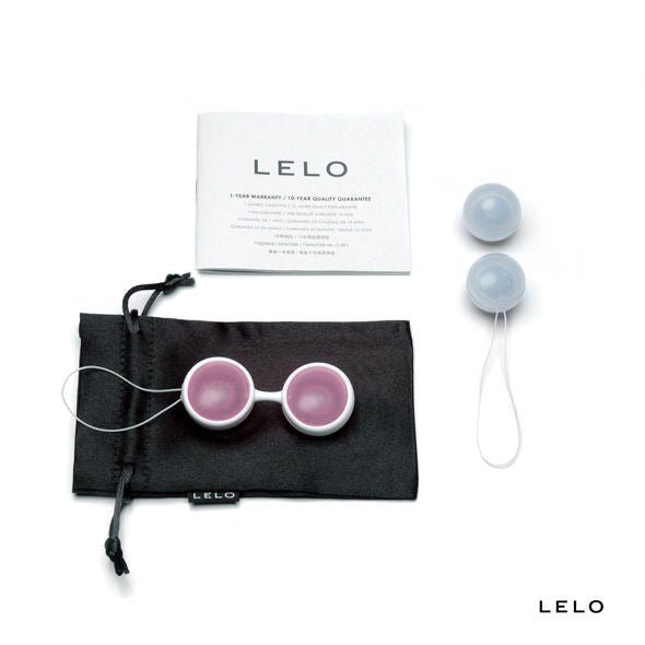Bile Kegel, Lelo - Luna Beads, Set 4 Bile cu Greutati Interschimbabile