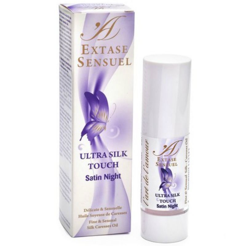 Ulei de Masaj, Extase Sensual - Ultra Silk Touch Satin Night, Textura Ultra Matasoasa, 30 ML