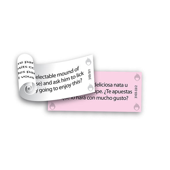 Set Cadou, Tease & Please - Inima Plina de Dragoste si Dorinta, 100 de Rulouri cu Provocari