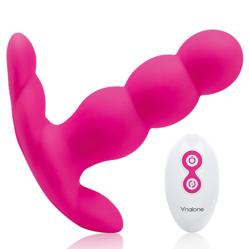 Vibrator Anal, Nalone - Pearl, cu Telecomanda, Negru