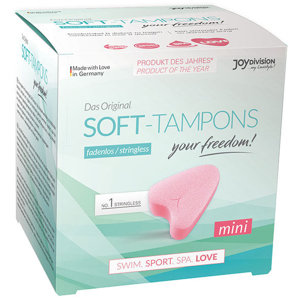 Tampoane Soft, Joydivision - Original Soft-Tampons, cu Inel de Tragere, Mini 3 Bucati