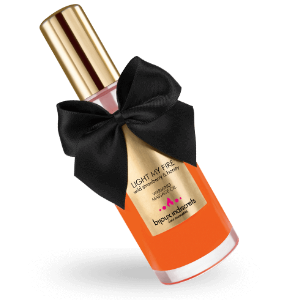 Ulei de masaj, Bijoux, Efect de căldură aromă de căpșuni