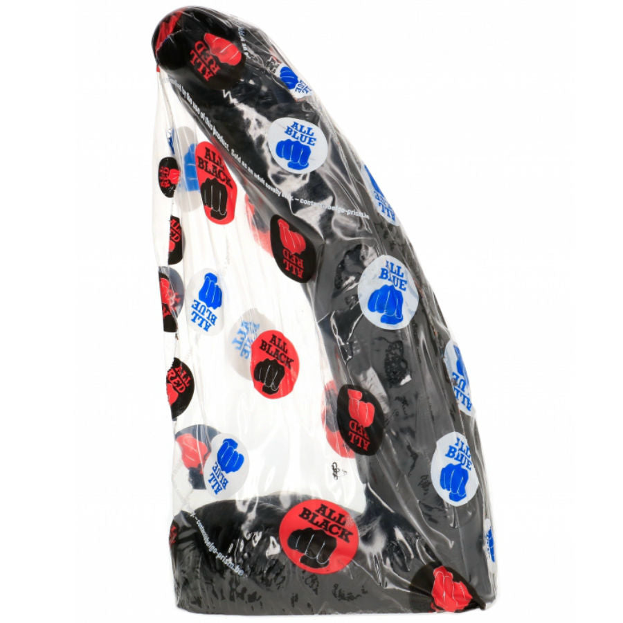 Dildo, All Black, Realist, 21 CM