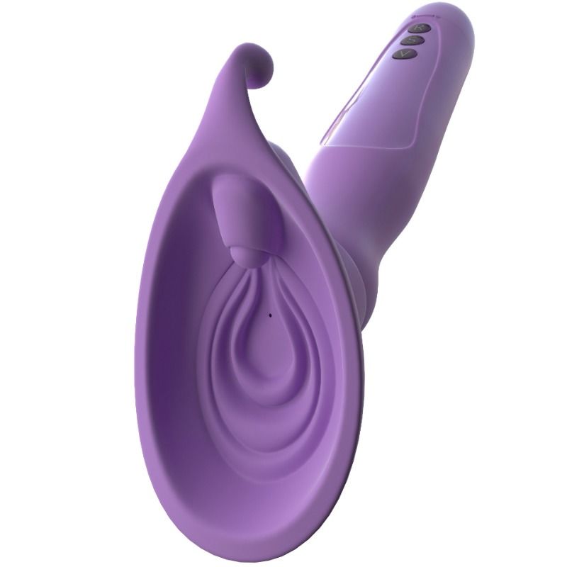 Vibrator cu Aspiratie Rotativa, Fantasy For Her - Vibrating Roto Suck-Her, Rezistent la Apa, 249 Mm