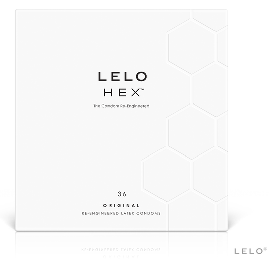 Prezervative, Lelo - Hex, Structura Hexagonala, Cutie 36 Unitati