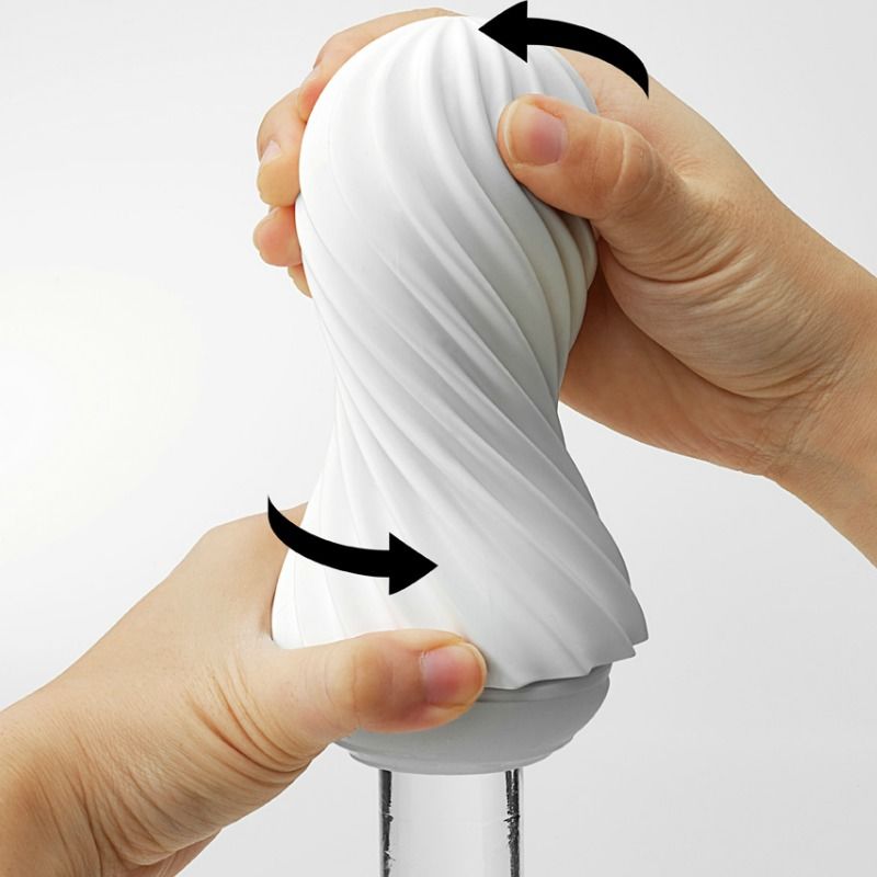 Masturbator, Tenga - Flex, Efect Dinamic De Aspiratie, 17 CM Negru