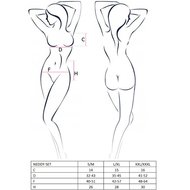 Set Fetish, Passion, Woman Neddy, Marime S/M