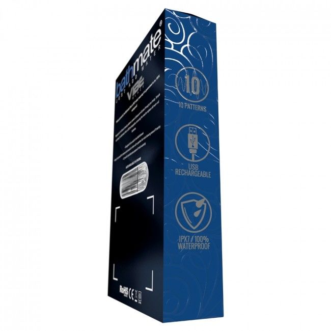 Vibrator Glont, Bathmate - Vibe, Reincarcabil USB, Argintiu