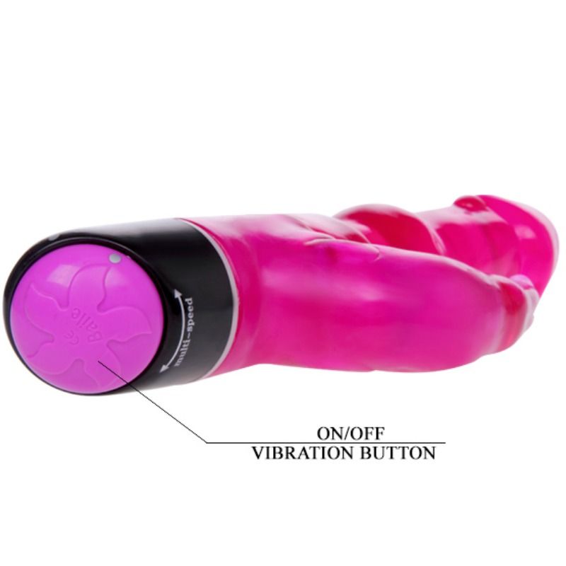Vibrator Iepuras, Baile - Waves Of Pleasure, Intensitati Multiple de Vibratie, 23 CM