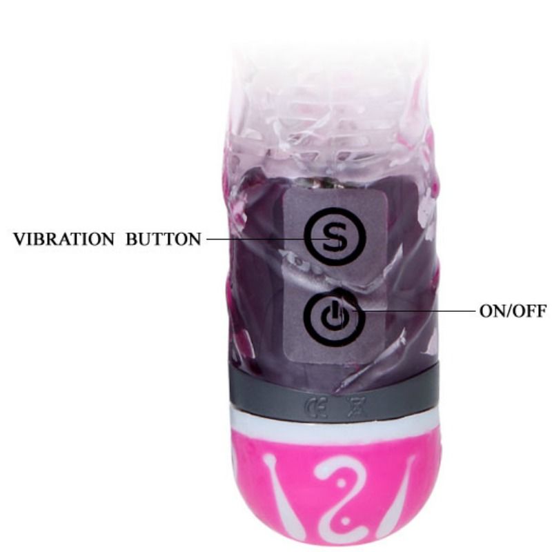 Vibrator Rabbit, Baile, 10 Moduri de Vibratie, Roz