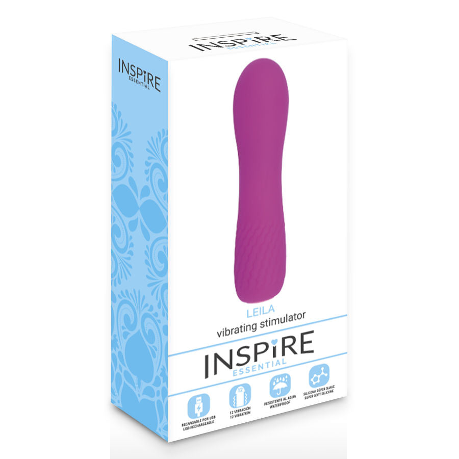 Vibrator, Inspire - Essential Leila, Reincarcabil cu Functie de Memorie, Lila