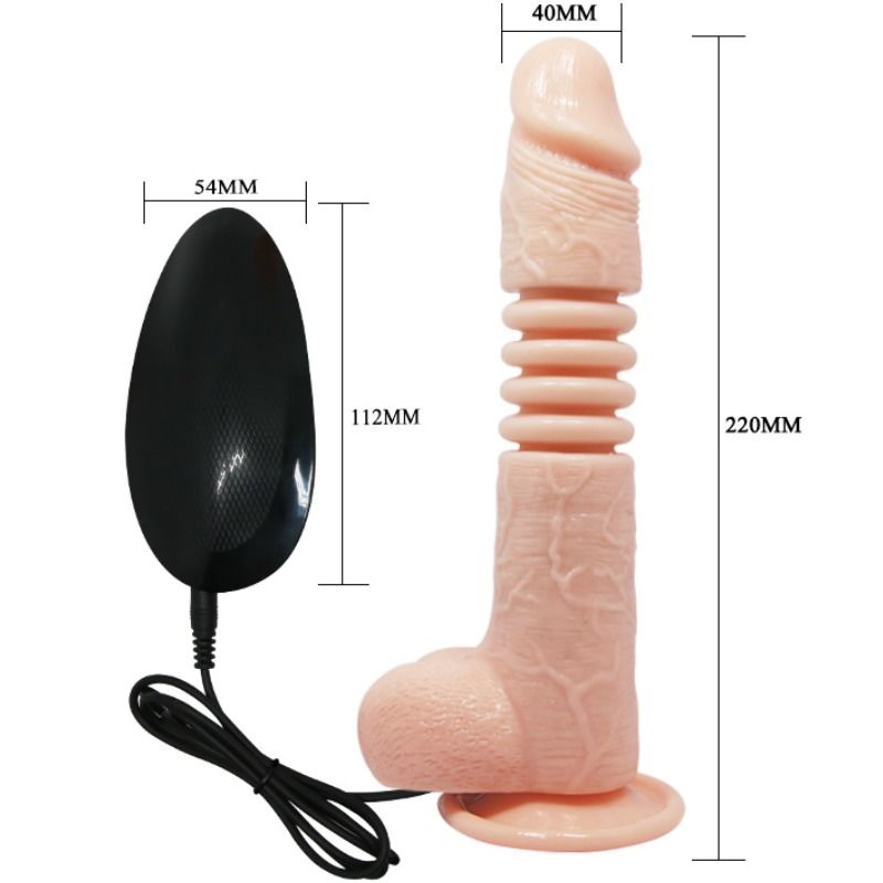 Vibrator Multifunctional, Baile - Thunder Up, cu Rotatie si Miscare Sus-Jos