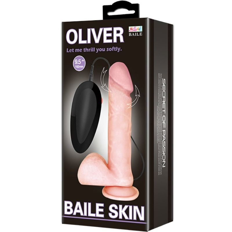 Vibrator Realistic, Baile, cu Functie de Rotatie