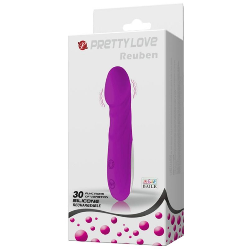 Vibrator Mini Smart, Pretty Love - Reuben, 30 de Functii de Vibratie