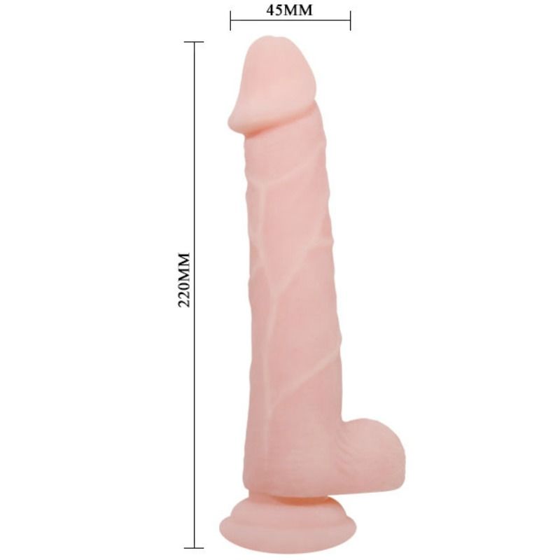 Dildo, Baile - Super Realistic, Ventuza Puternica, 22 CM