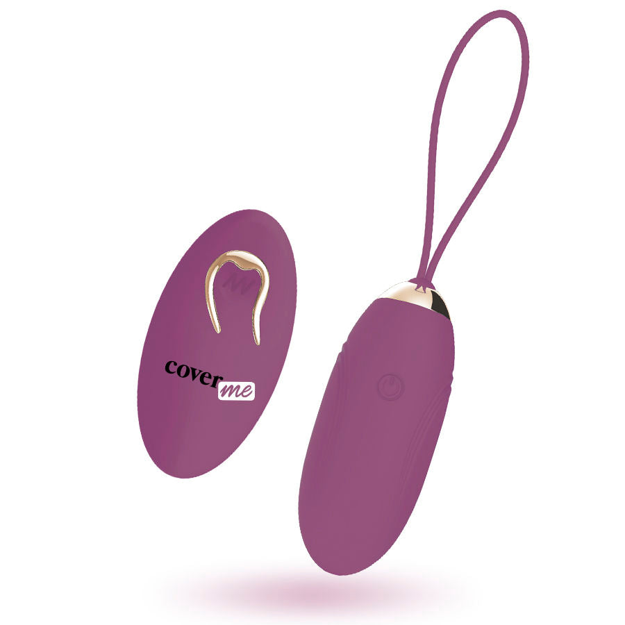 Ou Vibrator cu Telecomanda, Coverme - Lapi, 12 Moduri de Vibratii, Lilac