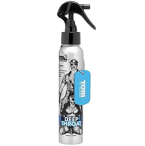 Spray pentru Sex Oral, Tom Of Finland - Deep Throat, Amorteste Gatul, 118 ML