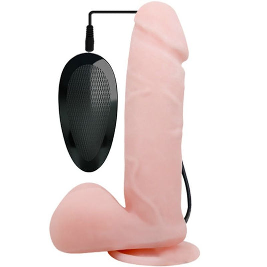 Dildo Realist cu Vibratii, BAILE - Oliver, Ventuza, Telecomanda