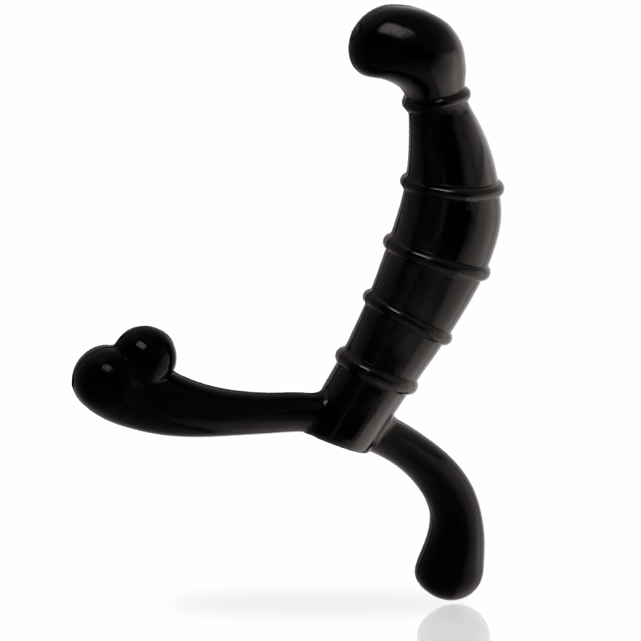 Vibrator Prostata, Addicted Toys - Prostate Pleasure, Stimulare Prostata Anus si Perineu, Negru
