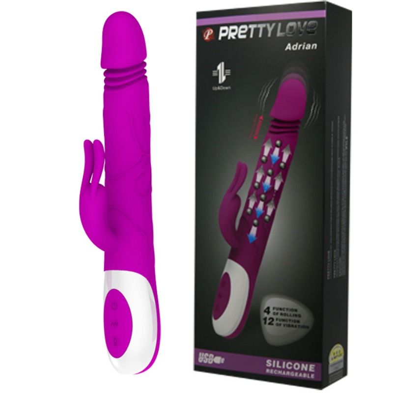 Vibrator, Pretty Love - Adrian, Reincarcabil Multifunctional
