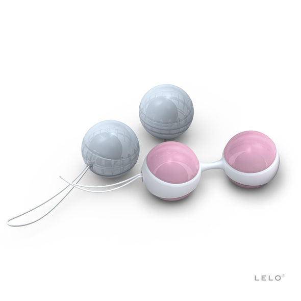 Bile Kegel, Lelo - Luna Beads, Set 4 Bile cu Greutati Interschimbabile