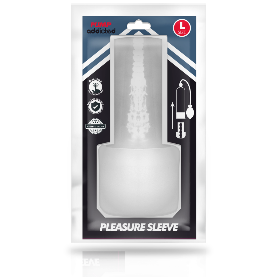 Pompa Marire Penis Automata, Pump Addicted - Pleasure Sleeve, Transparent, Compatibil RX 11
