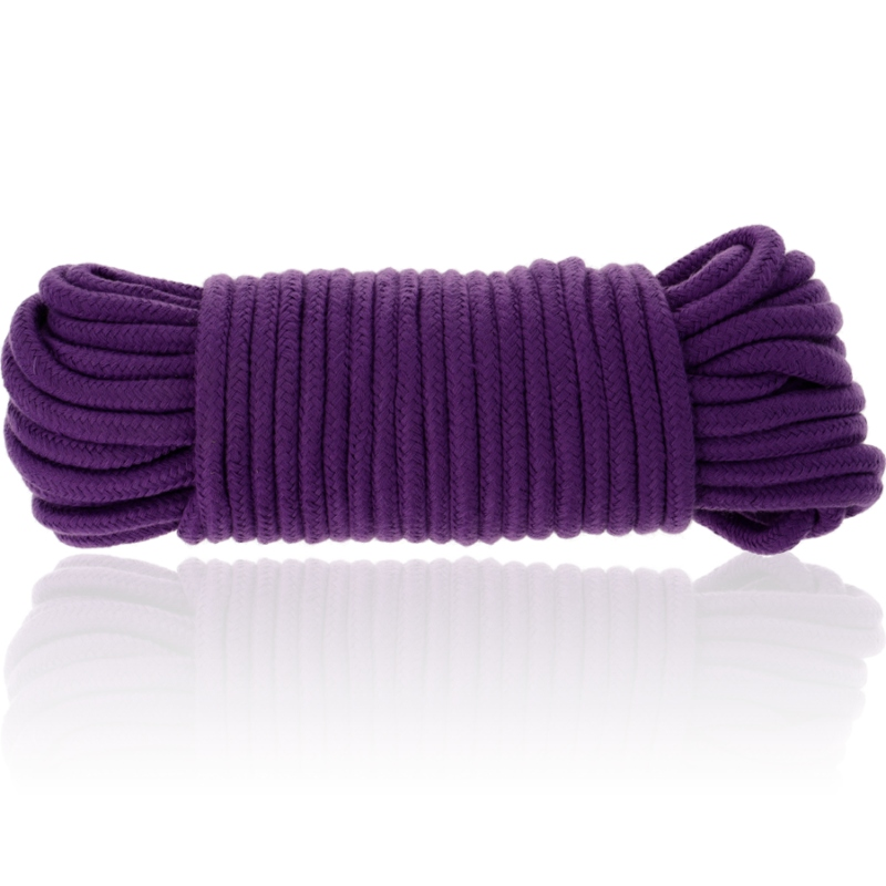 Franghie Bondage, Darkness - Cotton Bondage Rope, Bumbac, 20 Metri Lila