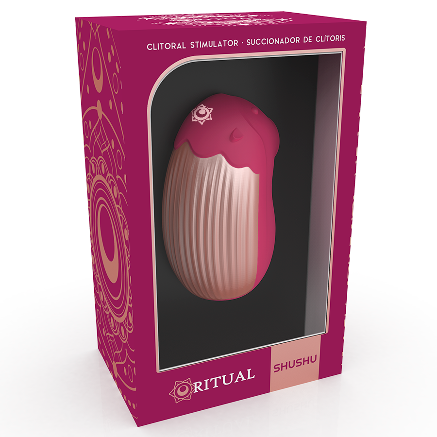 Stimulator Clitoris, Rithual - Shushu 2.0, Suctiune fara Contact si Vibratii, Aqua