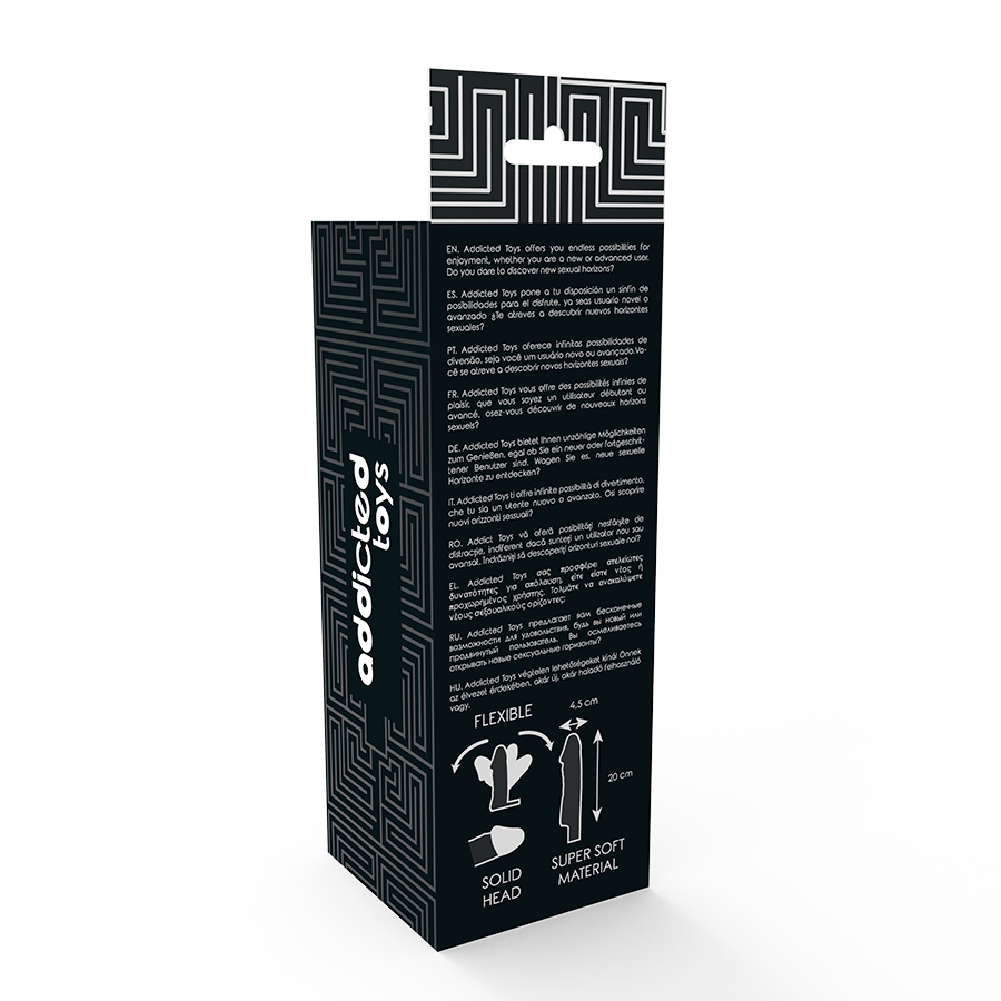 Extensie Penis, Addicted Toys, Prelungire 2.5 CM, Transparent