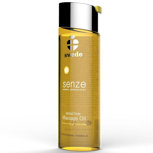 Ulei de Masaj Afrodisiac din Plante, SWEDE - Seduction, Cuisoare Portocala si Lavanda, 150 ml