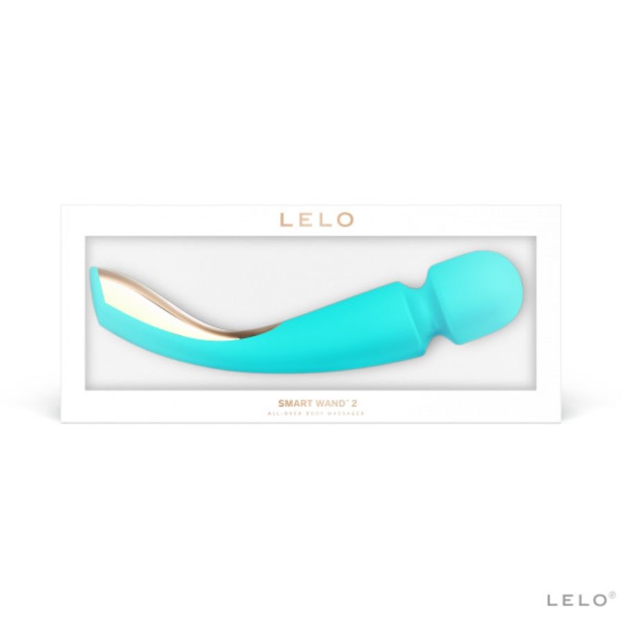 Bagheta de Masaj, Lelo - Smart Wand 2, 10 Moduri de Vibratie, Negru