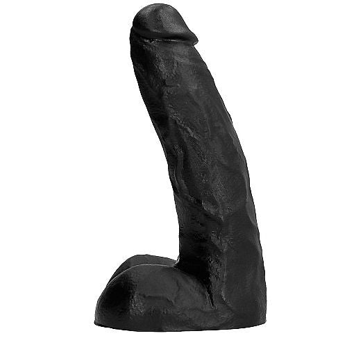 Dildo, All Black, Moale si Flexibil, 22 CM