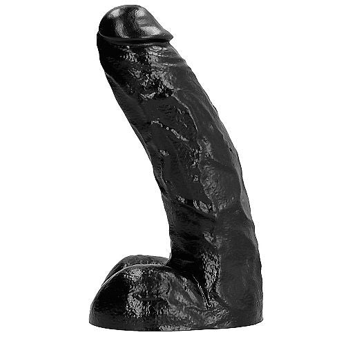 Dildo, All Black - Penetator, PVC, 26 x 7 CM Negru