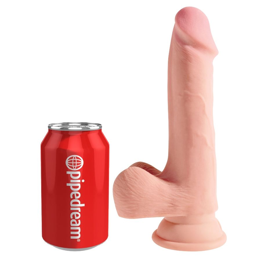 Dildo, King Cock - Plus Triple Density, Baza cu Ventuza Puternica, 22.9 CM
