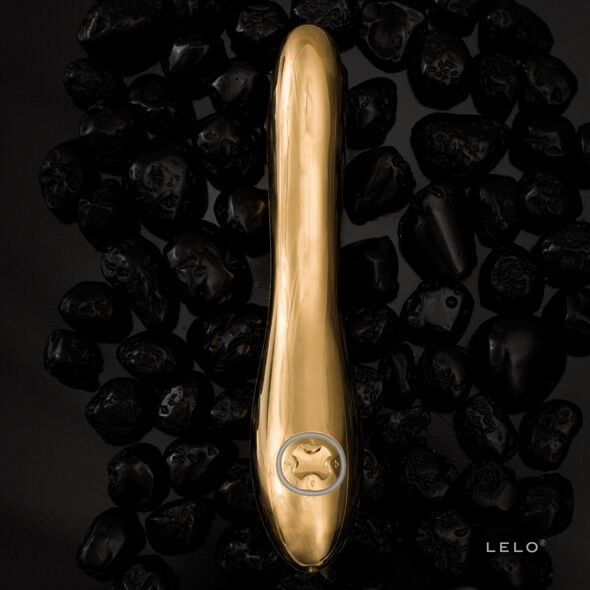 Vibrator, Lelo - Inez 24K Gold, 100% Reincarcabil, Auriu