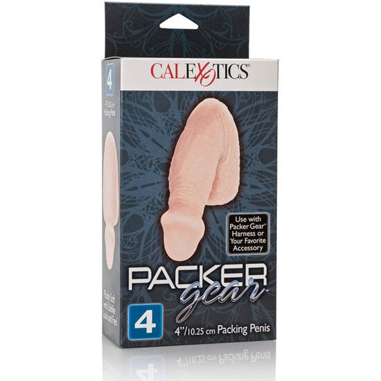 Dildo, CalExotics - Packer Gear, Super Moale si Flexibil, Nud 12.75 CM