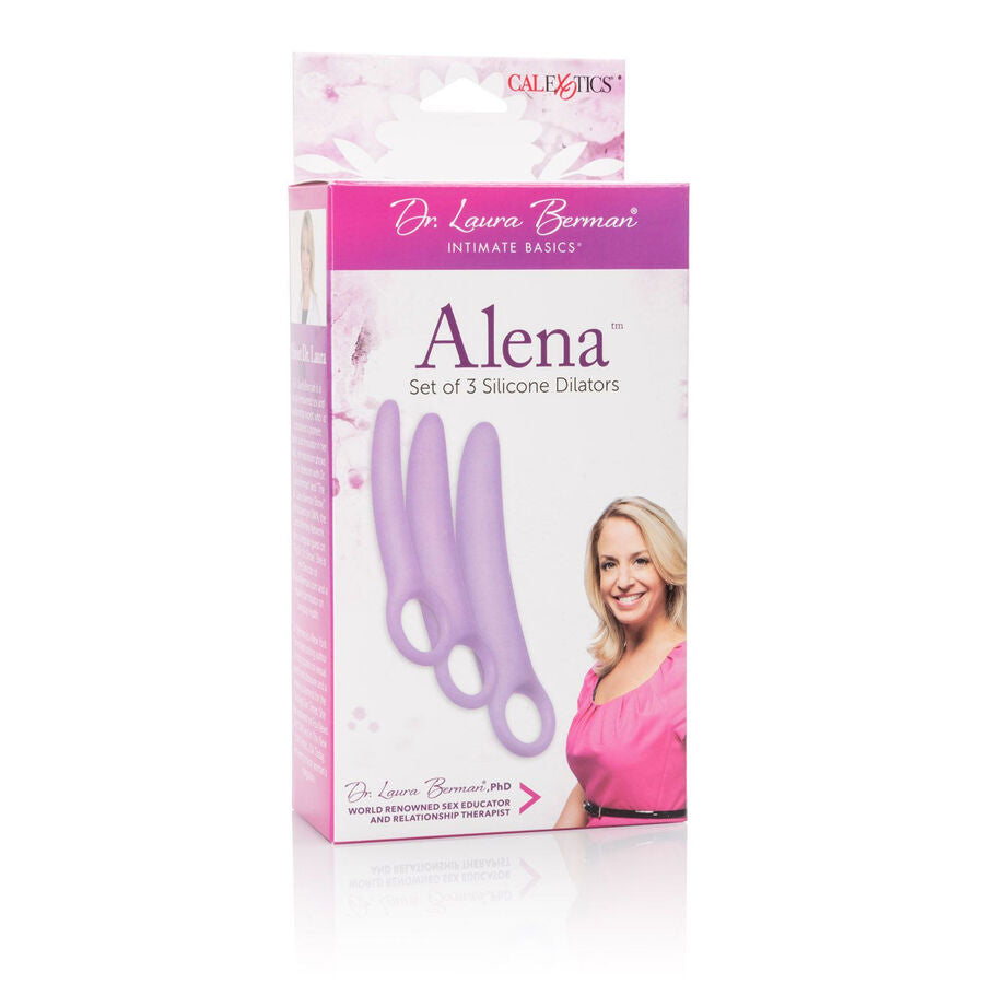 Set Dilatoare Vaginale, CalExotics - Dr Laura Berman Alena, Silicon, 3 Bucati