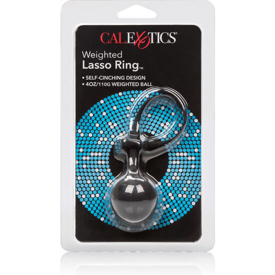 Inel Penis Lasso, CalExotics - Weighted Lasso Ring, cu Greutate 110 G, D - 4.5 CM