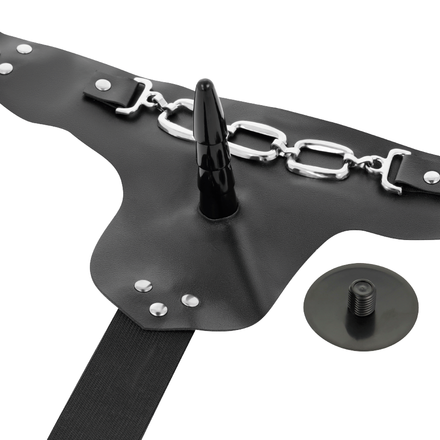 Ham cu Vibrator, Harness Attraction - Rnes George, Viteze Multiple, 19 x 4 CM