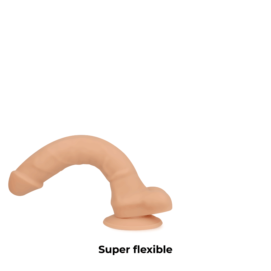 Dildo, Cock Miller - Cocksil, Silicon Dubla Densitate Articulabil, 24 CM