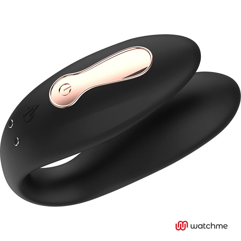 Vibrator pentru Cupluri, Anne's Desire - Dual Pleasure, Tehnologie Watchme, Negru