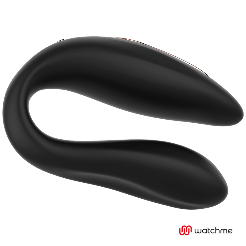 Vibrator pentru Cupluri, Anne's Desire - Dual Pleasure, Tehnologie Watchme, Negru