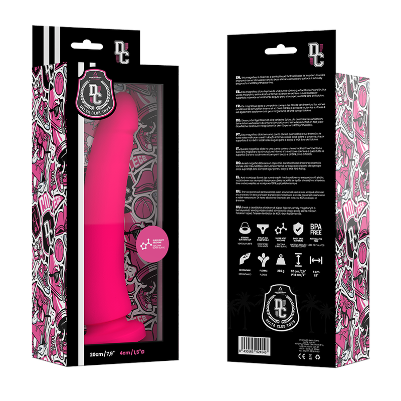 Dildo, Delta Club - Toys Roz, Silicon Medical, 20 CM x 4 CM Roz