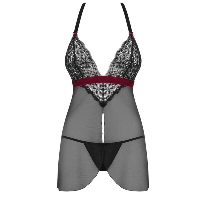 Babydoll, Obsessive - Rossita, Set cu Tanga, L/XL