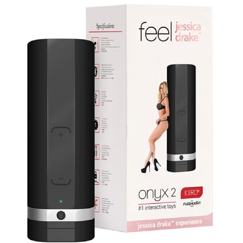 Masturbator Teledildonic, Kiiroo - Onyx+, Interactiv cu Sincronizare Video, Jessica Drake Experience