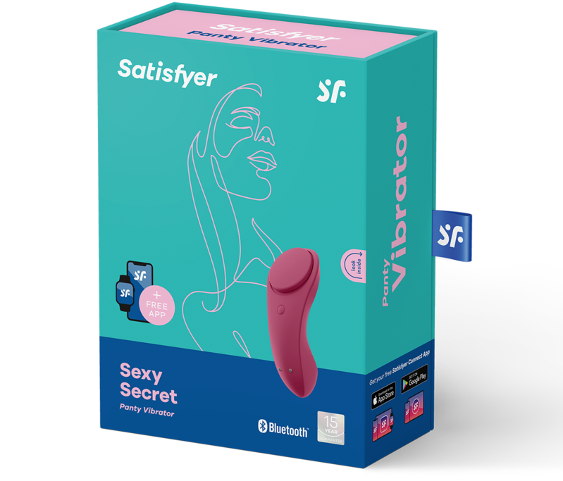 Chiloti Vibratori, Satisfyer - Sexy Secret, Control prin Aplicatie