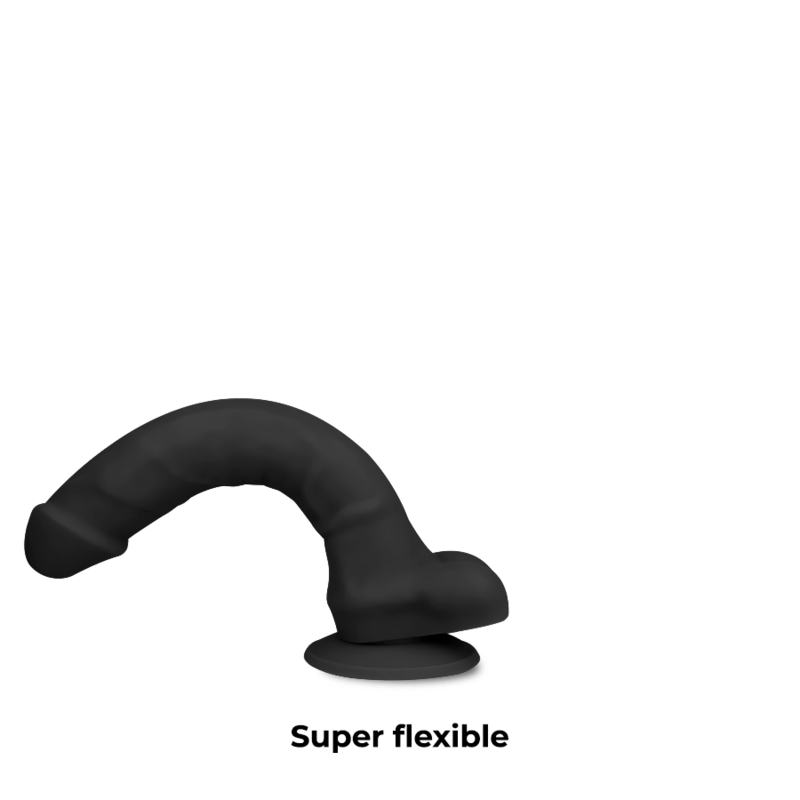 Set Dildo cu Ham, Cock Miller, Articulabil Densitate Dubla, 19.5 CM Negru